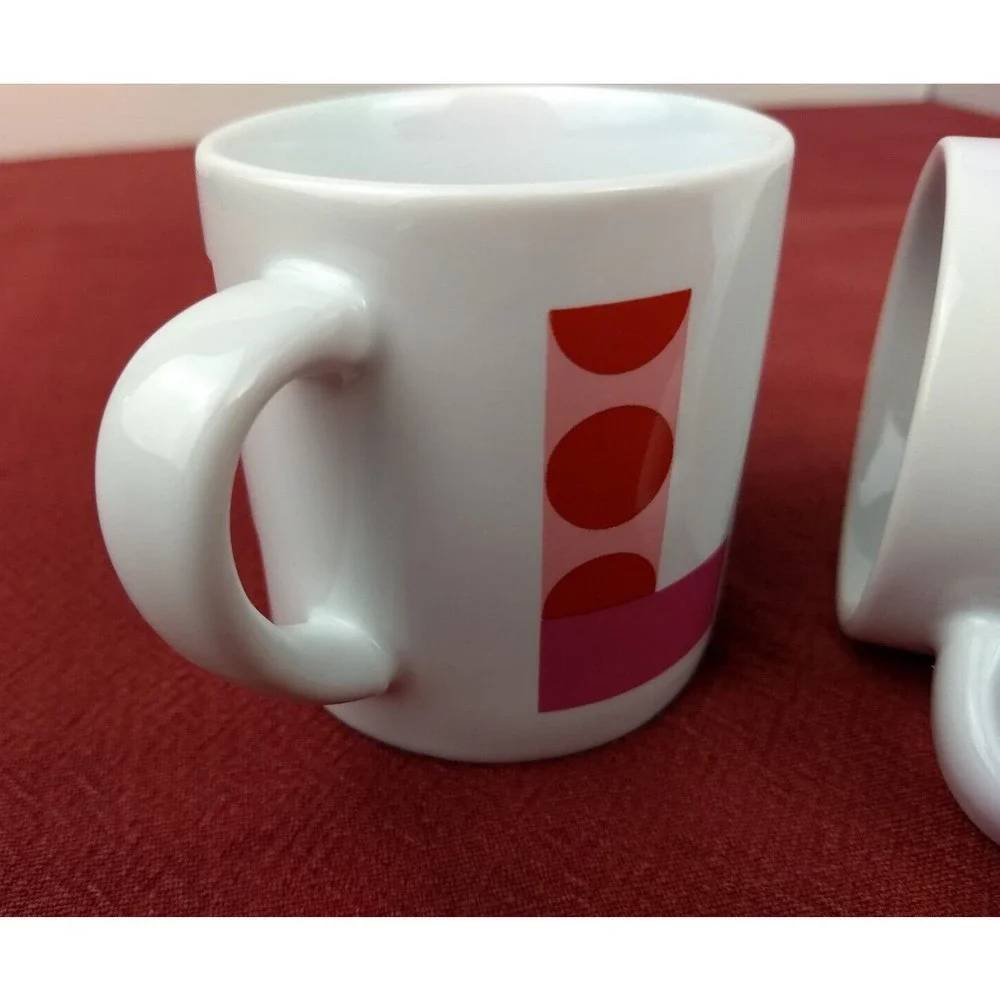 Crate & Barrel LOVE HEART MUGS 3